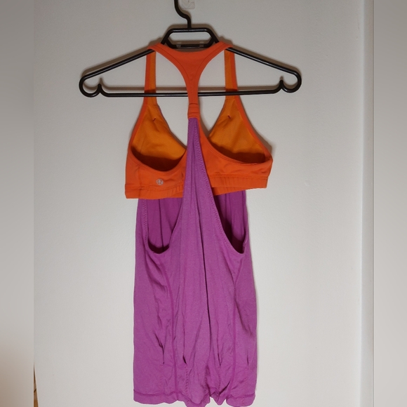 Lululemon Orange & Pink Top - Picture 6 of 8